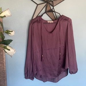 Women’s philosophy purple silky blouse
